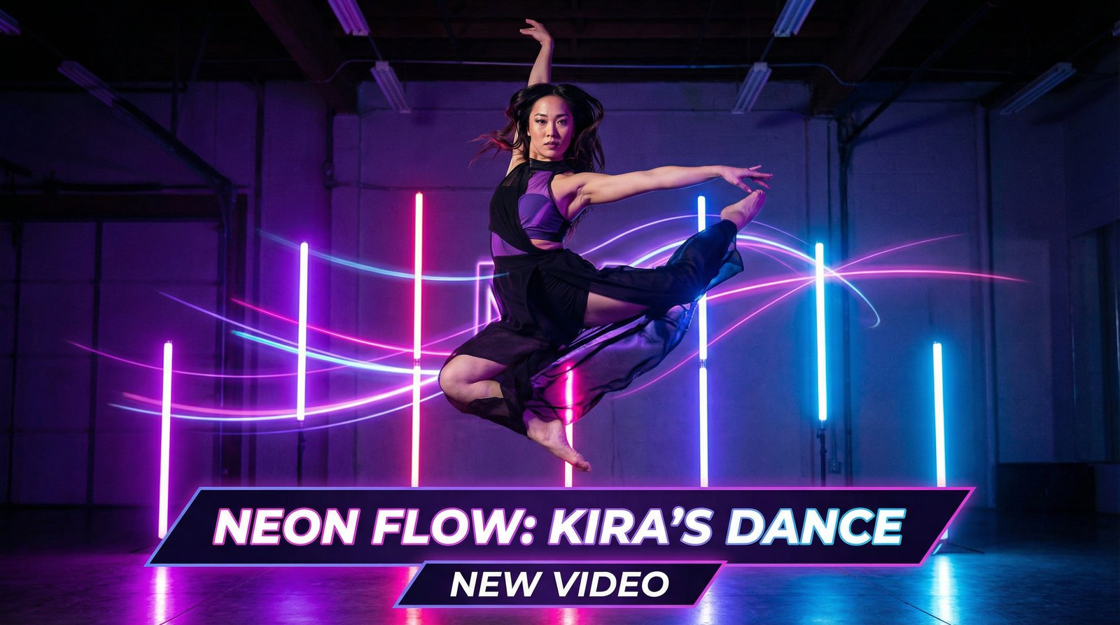 蜜桃传媒霓虹舞者创意舞蹈视频